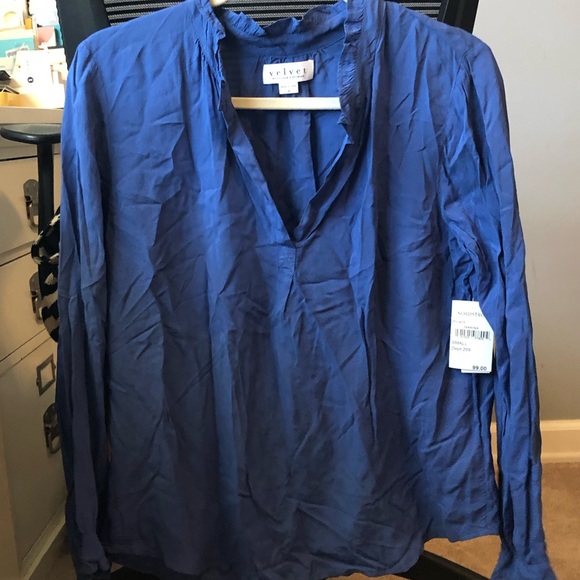 Velvet blouse - Picture 3 of 4